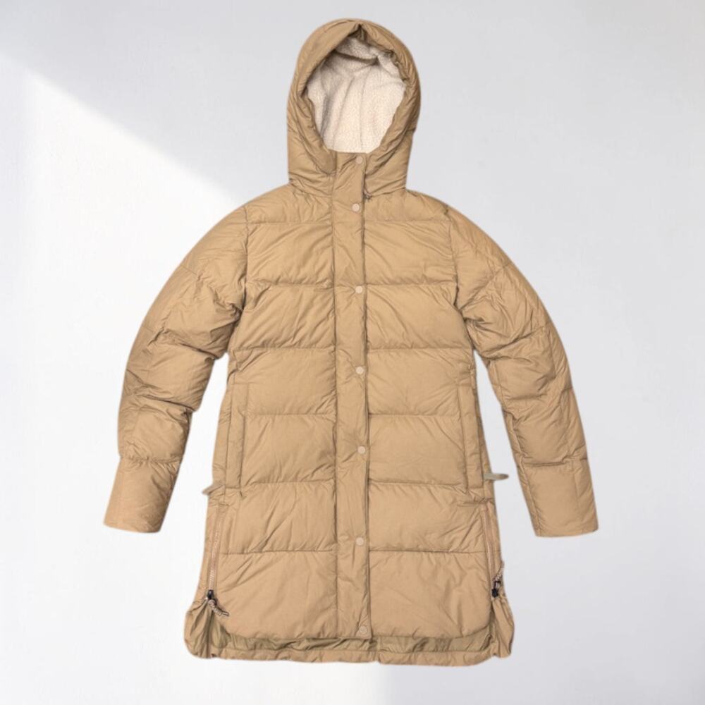 REI Co-op Norseland Down Insulated Parka 2.0 Women's Small Tan Khaki